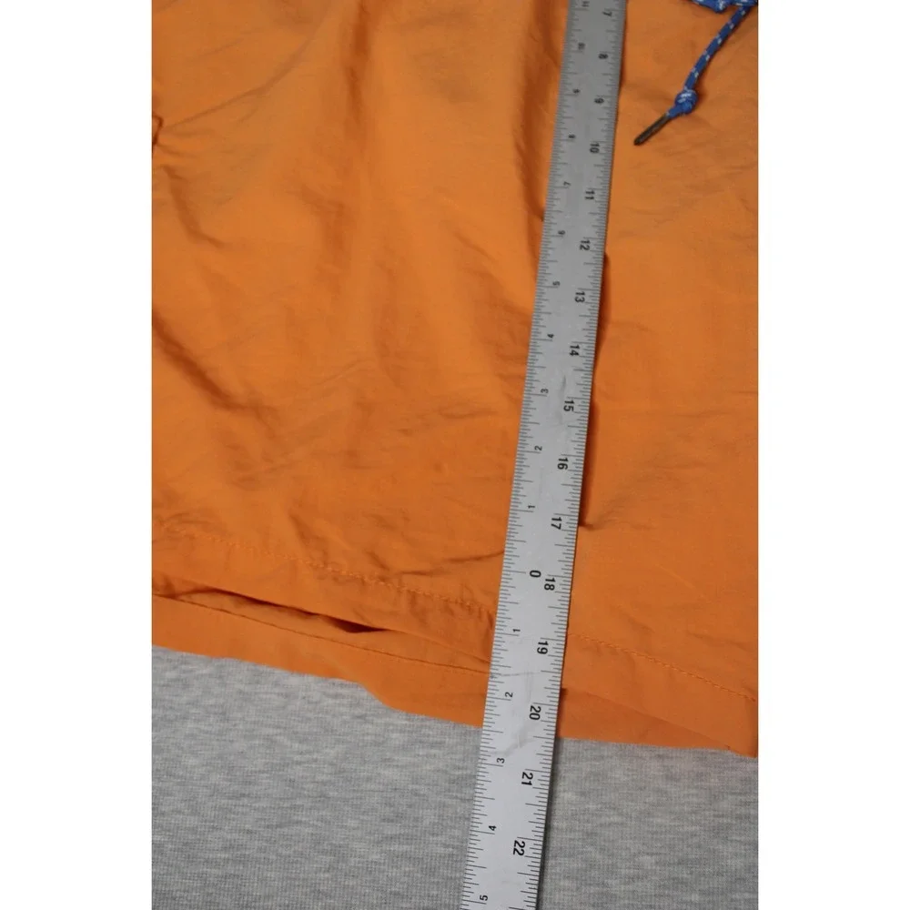 Tommy Bahama Mens Orange Swim Trunks‎ Cargo Pocket Mesh Lined Marlin Logo 5XL